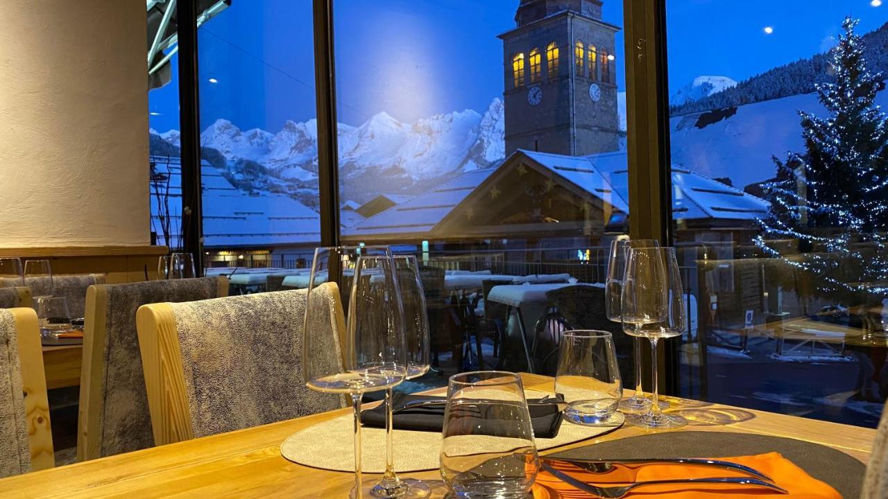 Hotel La Pointe Percee Le Grand-Bornand Exteriör bild