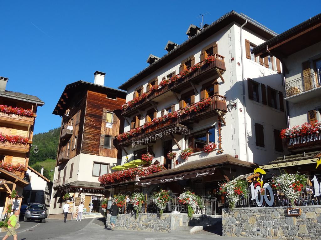Hotel La Pointe Percee Le Grand-Bornand Exteriör bild